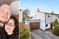 Paret Victor Österdahl och Emie Norte, som nyligen tagit ett banklån för att kunna köpa ett radhus i Hässelby.