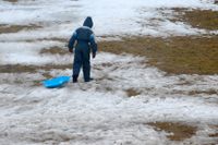 I norra delarna av Sverige finns det nu rejält med snö, men gränsen för snö har flyttat allt högre upp.