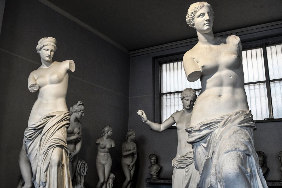Afrodite, som inom grekisk mytologi är skönhetens gudinna.