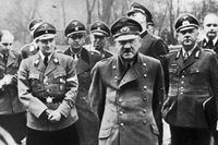 En av de sista bilderna på Hitler, tagen 1945.