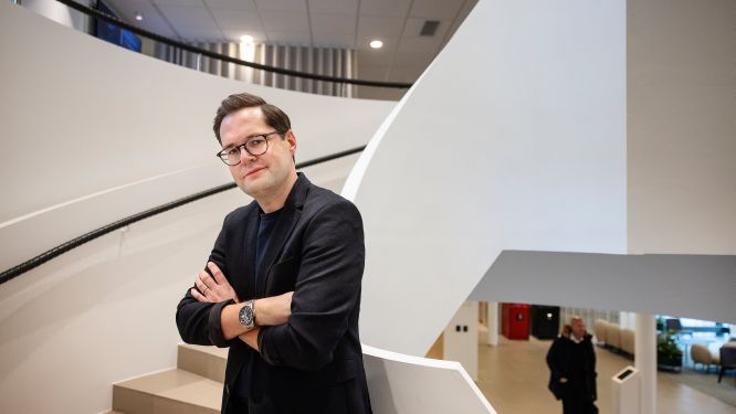 Erik Jivmark är chef för ett nytt mjukvarucentrum i Stockholm som beräknas få drygt 700 anställda.