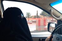 Bilden på Latifa al-Eiri bakom ratten i den saudiska huvudstaden Riyadh är hämtad ur en video som lades ut på internet 2014 i protest mot det kvinnliga körförbudet.