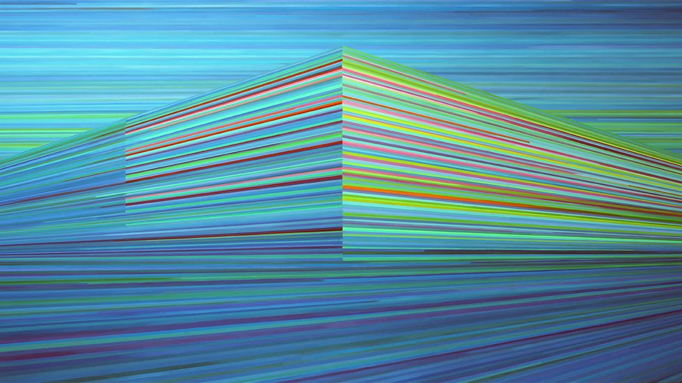 Magnus Alexandersson, ”Continuum”, 150 x 300 cm, olja på duk, 2015