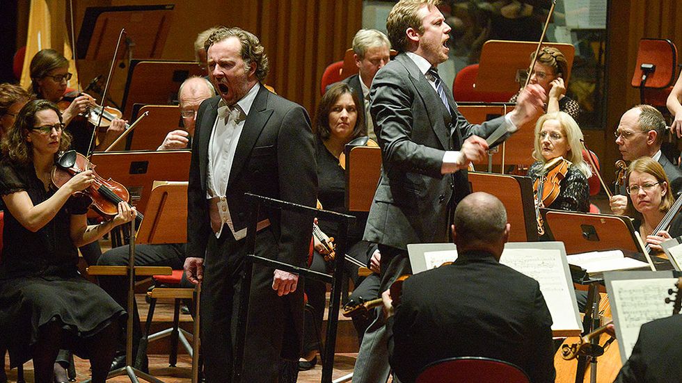 Det fanns en stor närhet mellan sångaren Christian Gerhaher och dirigenten Daniel Harding i lördagens konsert.