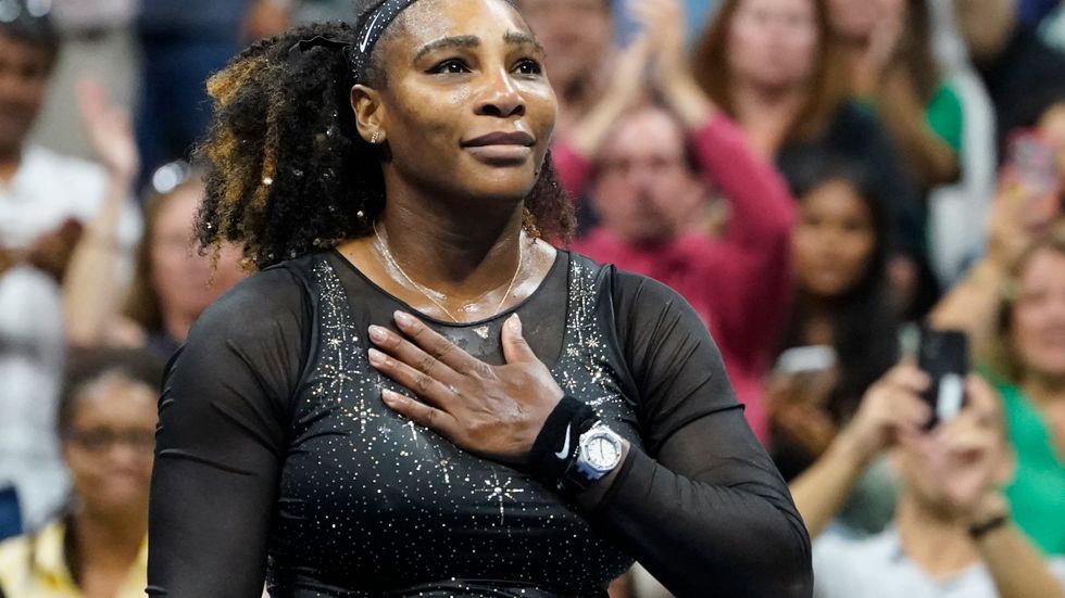 Serena Williams följdes av miljontals amerikanska tv-tittare. Arkivbild.