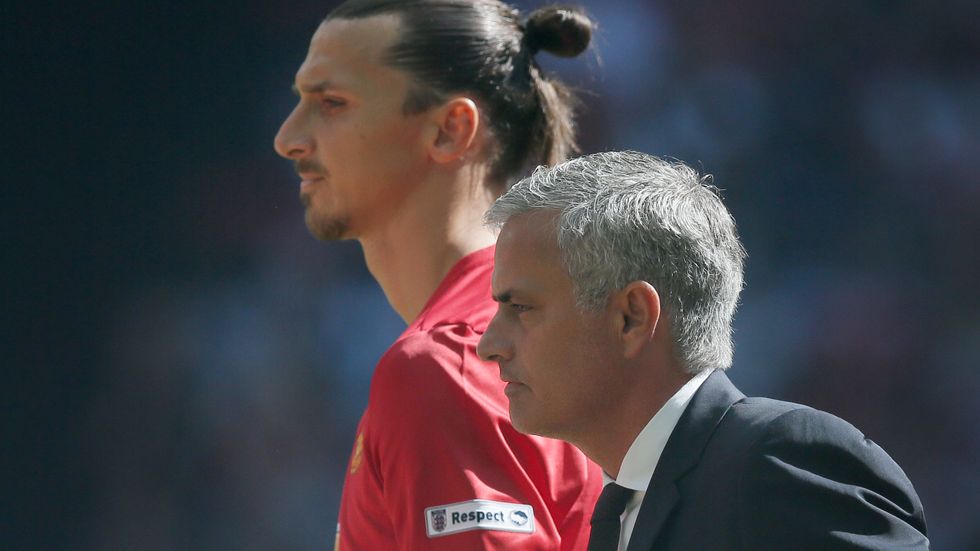 José Mourinho säger "inte en chans" om en återförening med Zlatan Ibrahimovic i Tottenham. Arkivbild.