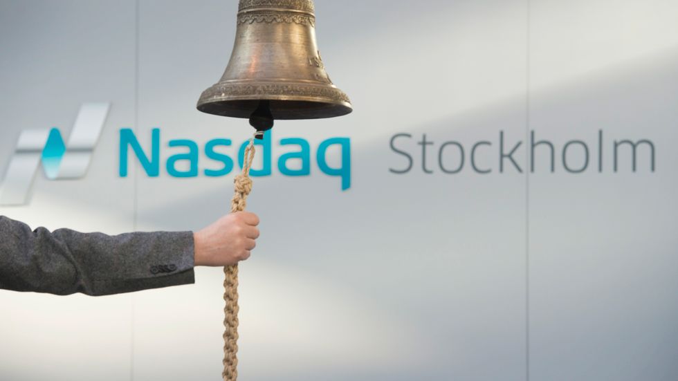 Stockholmsbörsen steg något. Arkivbild.