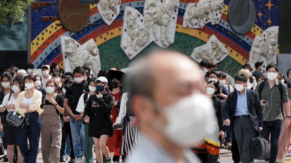Japans ekonomi har fått ett lyft efter det att de flesta pandemirestriktioner hävts. Arkivbild.