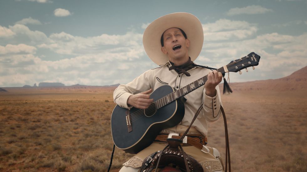 Tim Blake Nelson som Buster Scruggs i ”The ballad of Buster Scruggs”.