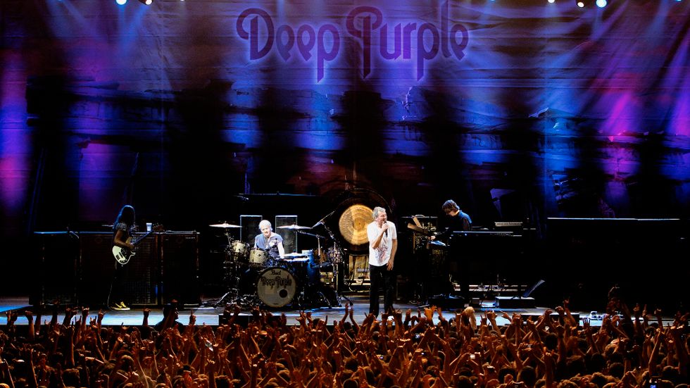 Deep Purple kommer till Sverige i höst. Arkivbild.