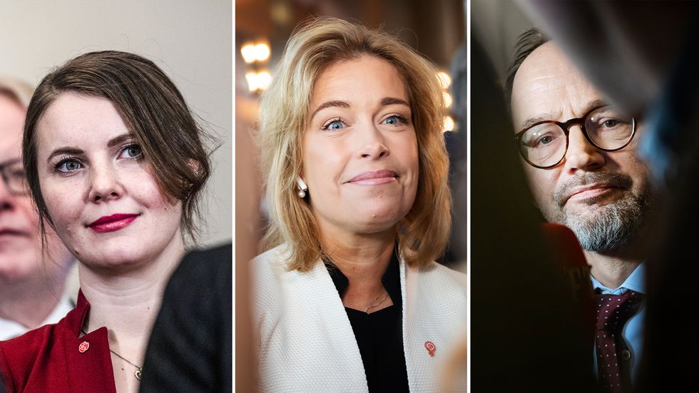 Ida Karkiainen, Annika Strandhäll och Tomas Eneroth.