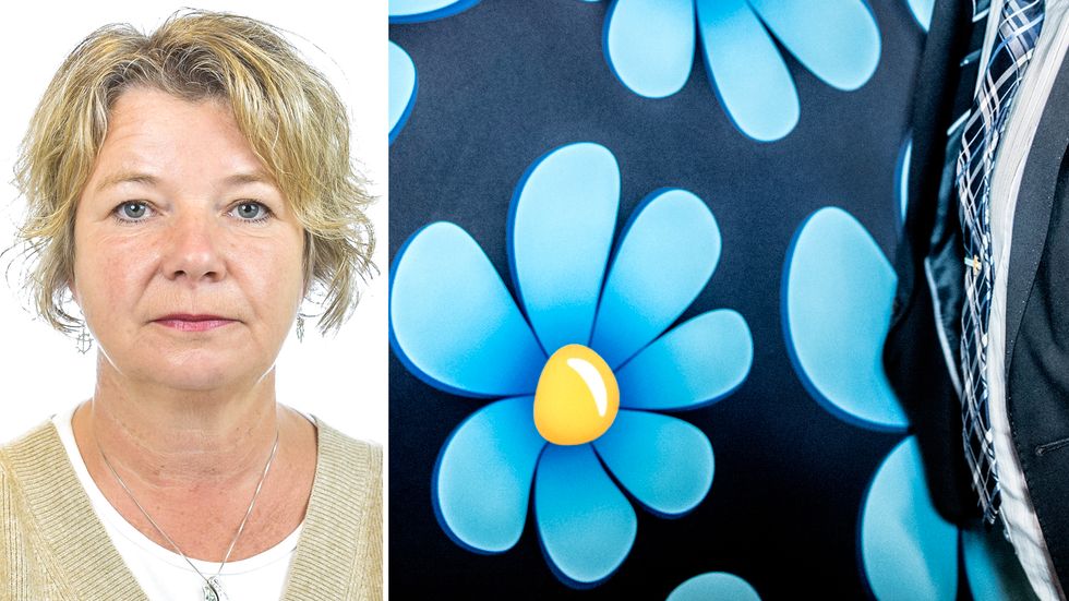 Christina Tapper Östberg (SD) är kritisk till att vissa kollegor inte tagit något vaccin mot covid-19.