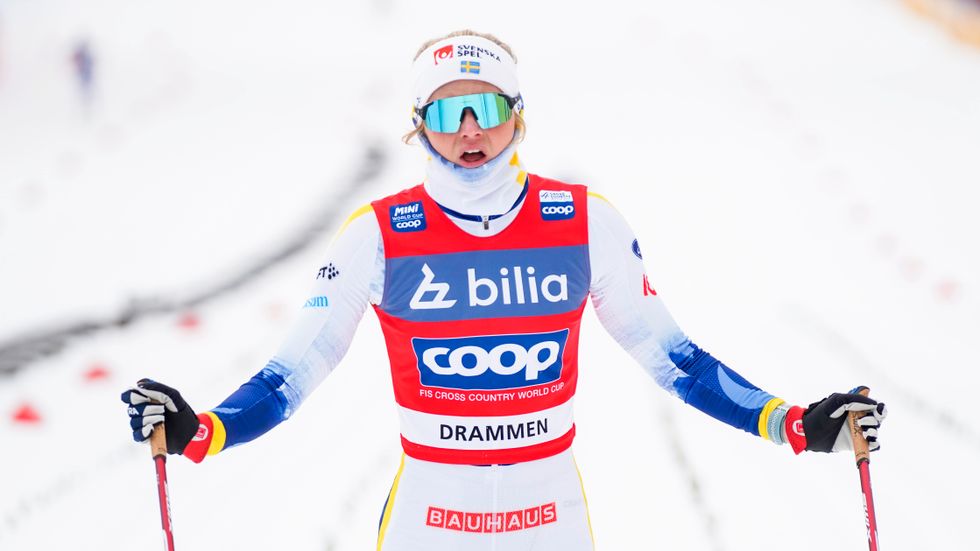 Maja Dahlqvist kan ta hem sprintcupen. Arkivbild.