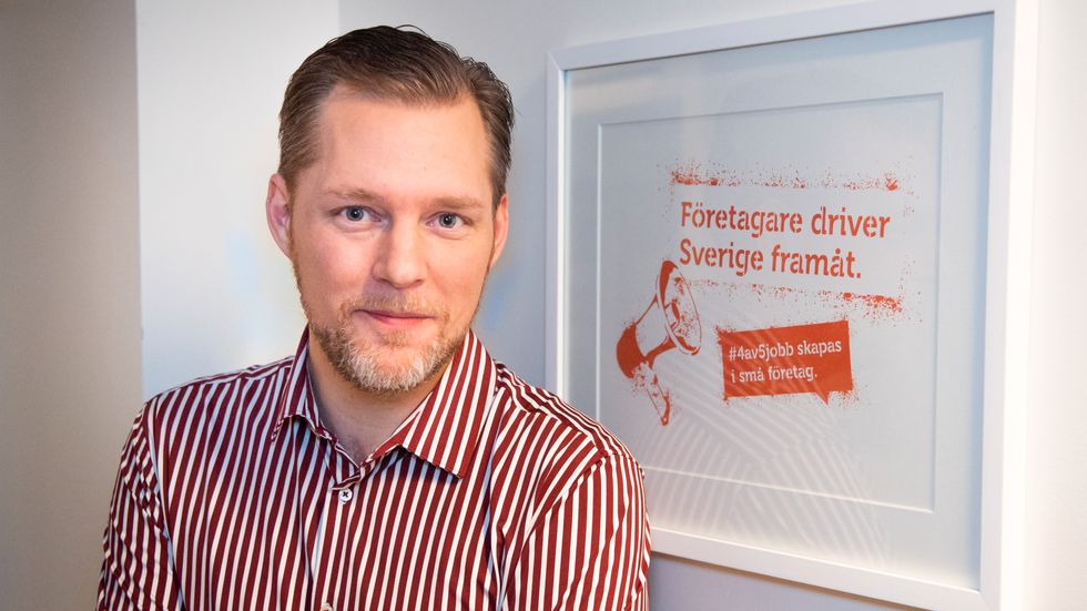 Günther Mårder är vd för Företagarna. Arkivbild.