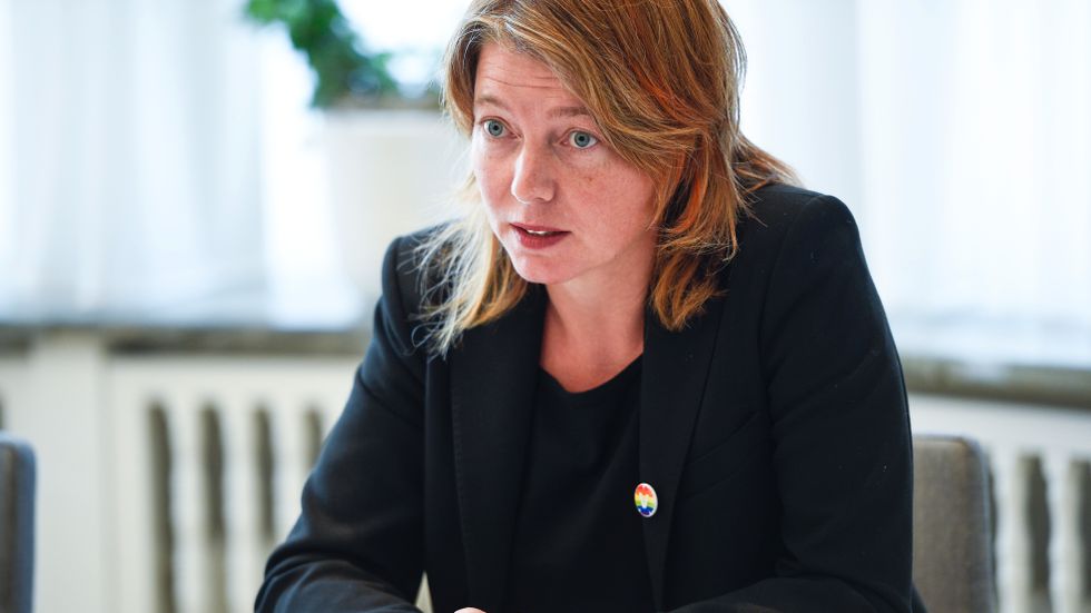 EU-parlamentariker Malin Björk (V) 