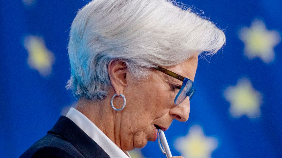 ECB-chefen Christine Lagarde.