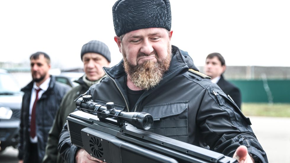 Ramzan Kadyrov har styrt Tjetjenien som president sedan 2007, med stöd av Rysslands president Putin.