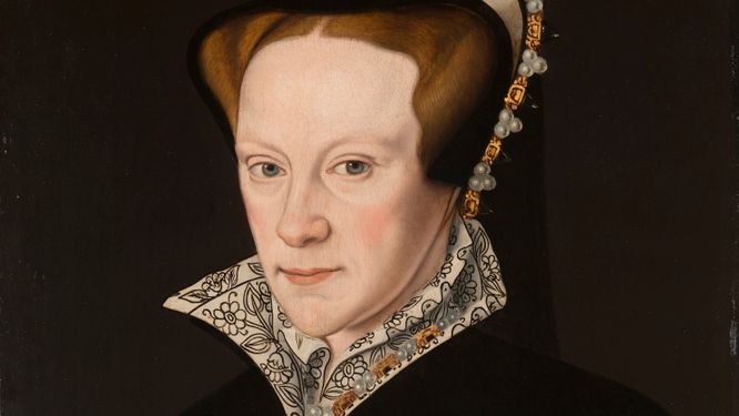 Maria I av England, som senare blev känd som ”Bloody Mary” (”Blodiga Maria”)