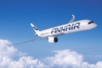 Damtoaletter och fri wifi i affärsklass på Finnairs nya A350.