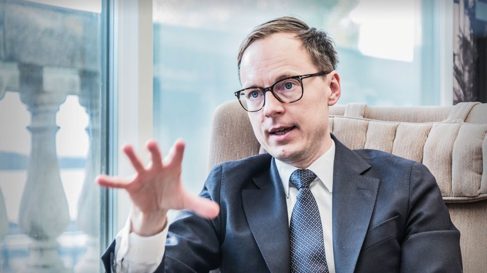 Mats Perssons siktar på att den statliga inkomstskatten på 20 procent ska sänkas.