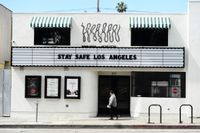 Under nästa vecka kommer Los Angeles biografer återigen kunna öppna sina portar efter att ha hållit stängt i nära ett år. Arkivbild.