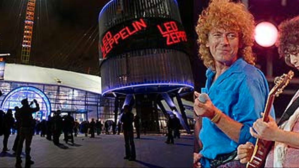 Led Zeppelin var tillbaka och öste på med högoktanig rock and roll i två timmar på måndagen.
