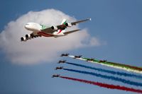 Flygbolaget Emirates köper 50 flygplan från den europeiska tillverkaren Airbus. Arkivbild.