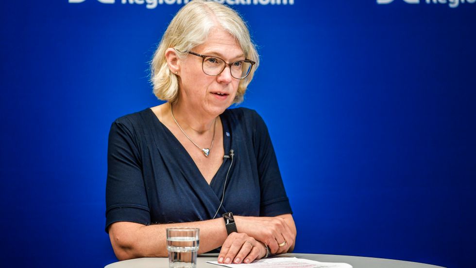 Maria Rotzén Östlund, smittskyddsläkare, i Region Stockholm. 