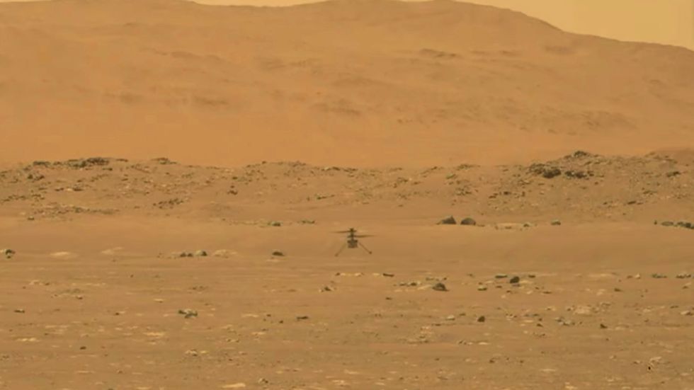 Minihelikoptern Ingenuitys flygning på Mars gick bättre vid andra försöket.