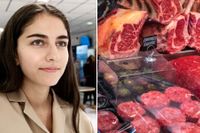 Luf-ordföranden Romina Pourmokhtari vill se skatt på kött.