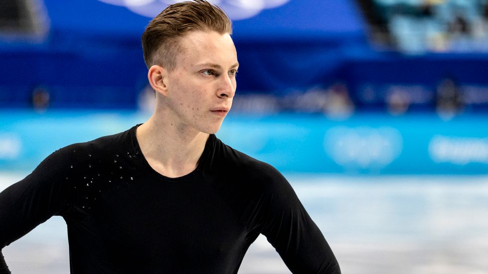 Nikolaj Majorov under OS i Peking.