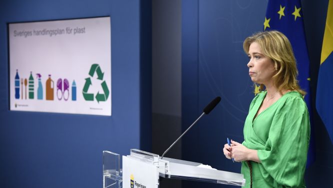 Klimat- och miljöminister Annika Strandhäll. 