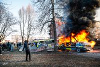 Sverige under våldsamheterna i april 2022.