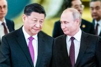 President Putin med sin kinesiska motsvarighet Xi Jinping. 