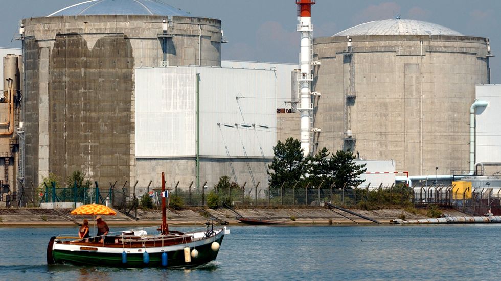 Två reaktorer i Fessenheim i östra Frankrike är på väg att stängas i år. Arkivbild