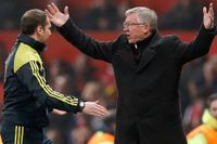 Manchester Uniteds manager Alex Ferguson var tydlig med sin frustration efter Nanis utvisning i Champions League-mötet med Real Madrid på Old Trafford.