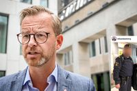 Inrikesminister (S) Mikael Dambergs inlägg om den beslagtagna jackan har väckt uppmärksamhet. ”Olyckligt inlägg och det har förekommit en hel del otrevligheter i sociala medier mot poliserna”, säger polisen Viktor Adolphsson.
