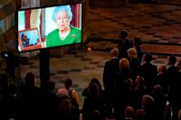 Storbritanniens drottning Elizabeth sände en videohälsning till klimatmötet i Glasgow på måndagskvällen.