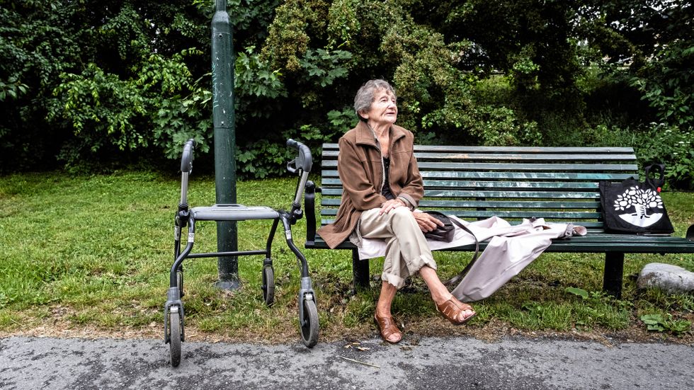 94-åriga Anna Jaoui insjuknande i covid-19 när smittan letade sig in på Judiska hemmet i Stockholm. Nu är hon friskförklarad och berättar för SvD om den svåra tiden.