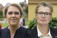 Lena Hallengren, socialminister, och Lina Axelsson Kihlblom, skolminister. 