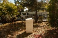 Ett monument till Jamal Khashoggis minne har upprättats i närheten av Saudiarabiens konsulat i Istanbul, där han mördades. På stenen har hans namn transkriberats till turkiska. Arkivbild.