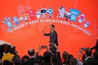 Alibaba Groups vd Daniel Zhang Yong leder ett av världens största e-handelsbolag. Arkivbild.