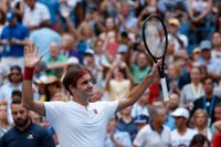Roger Federer bjöd på ett drömslag i segern mot Nick Kyrgios i US Open.