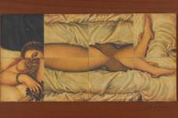  Ghérasim Luca, ”Venus d’Urbino” (cubomanie), 1960, collage. 