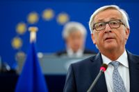EU-kommissionens ordförande Jean-Claude Juncker den 13 september vid ”state of the union-talet”.