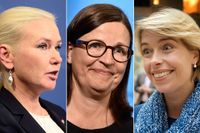 S-ministrarna Anna Johansson, Anna Ekström och Annika Strandhäll är med i inkomsttoppen.
