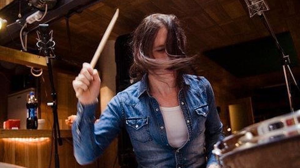 Oscar Leander spelar trummor i metalbandet Tribulation som släpper en ny ep.