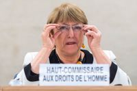 FN:s människorättschef Michelle Bachelet. Arkivbild.