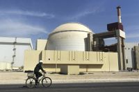En kärnreaktor i staden Bushehr i södra Iran.
