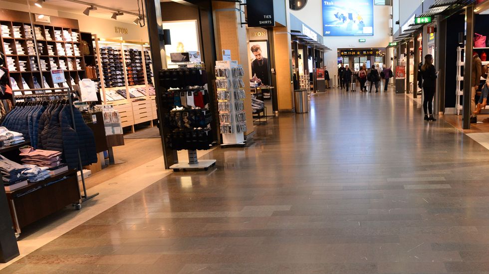 Taxfreeförsäljningen på Arlanda flygplats utanför Stockholm. Arkivbild.